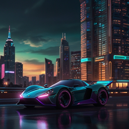 Neon Lap Legends Win Aura